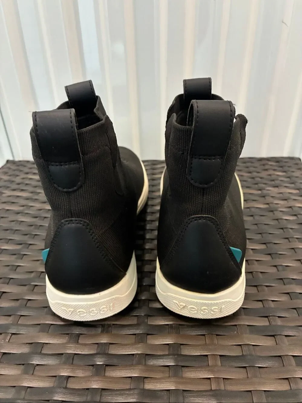 Vessi weekend, Chelsea, waterproof knit sneaker boots women’s size 9